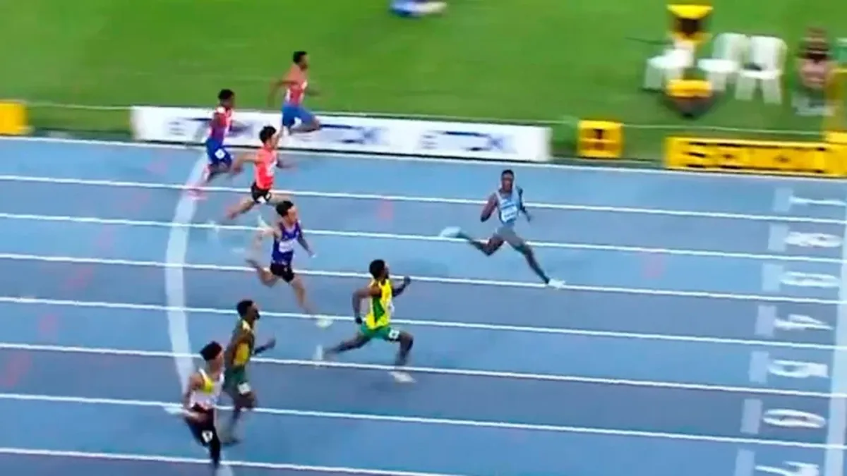 El “nuevo Bolt” rompió el récord juvenil de los 100 metros y desafió a ...