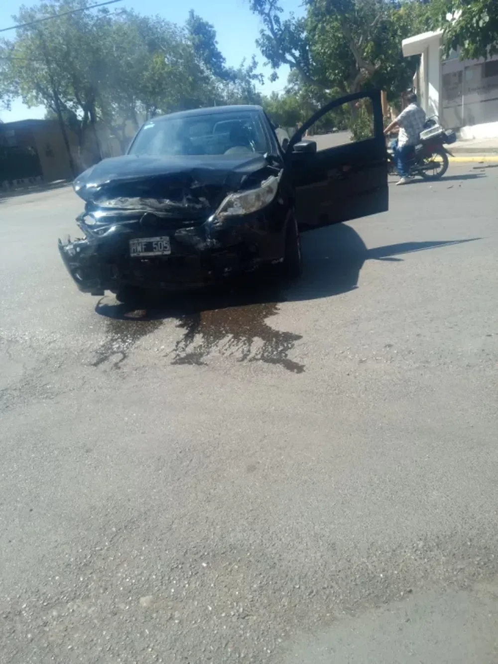 Una mujer tuvo que ser hospitalizada tras protagonizar un choque en Rivadavia