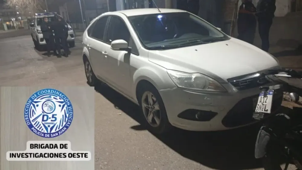 Recuperan en Capital un auto robado en Rawson