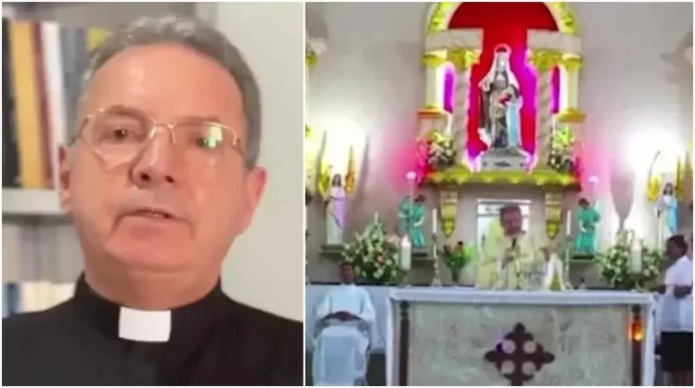 Un cura opinó de la decoración de la Iglesia para una boda y generó revuelo