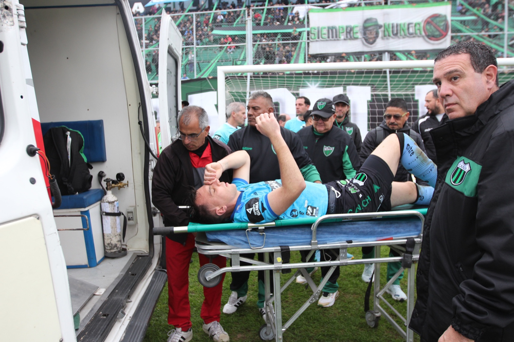 Facundo Masuero trasladado al nosocomio.