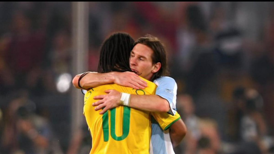 el emotivo mensaje de ronaldinho para la despedida de lionel messi de la seleccion