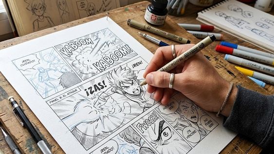 El taller de cómic y manga tratará temas como figura humana, diseño de personajes y storyboard.