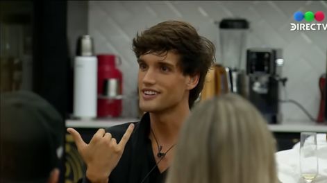 Sonriente y tranquilo, Franco Poggio estuvo lejos de la primera placa de Gran Hermano.