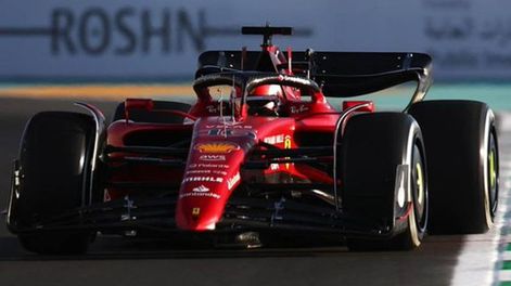 Leclerc fue el más rápido mientras explotaba un misil en cercanías al circuito de Jeddah