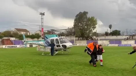 Buenos Aires: con un helicóptero rescataron a los 37 niños que se encontraban varados en la ruta