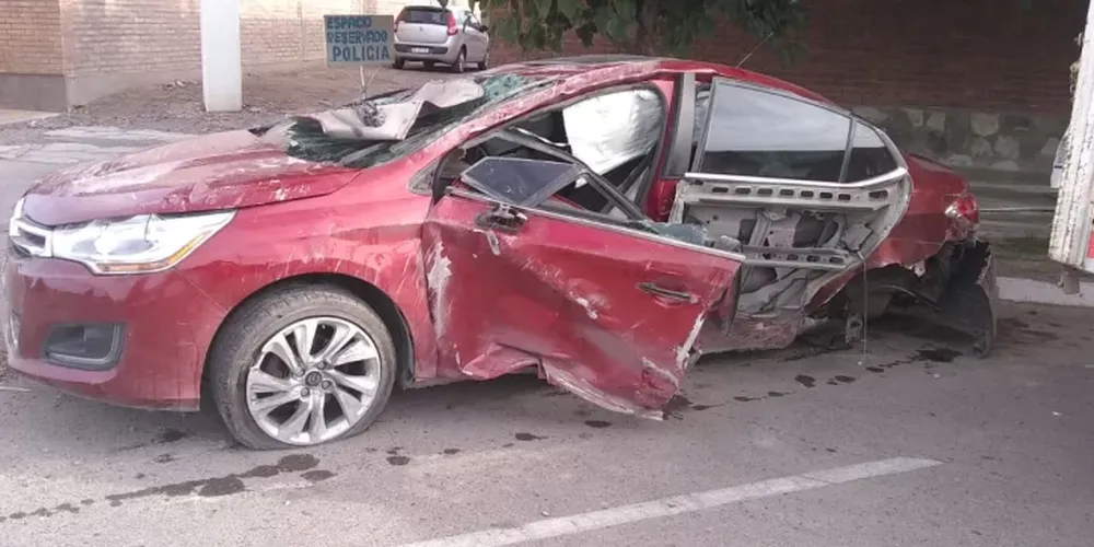 Violento vuelco en Angaco: una mujer se fracturó el cráneo y está grave