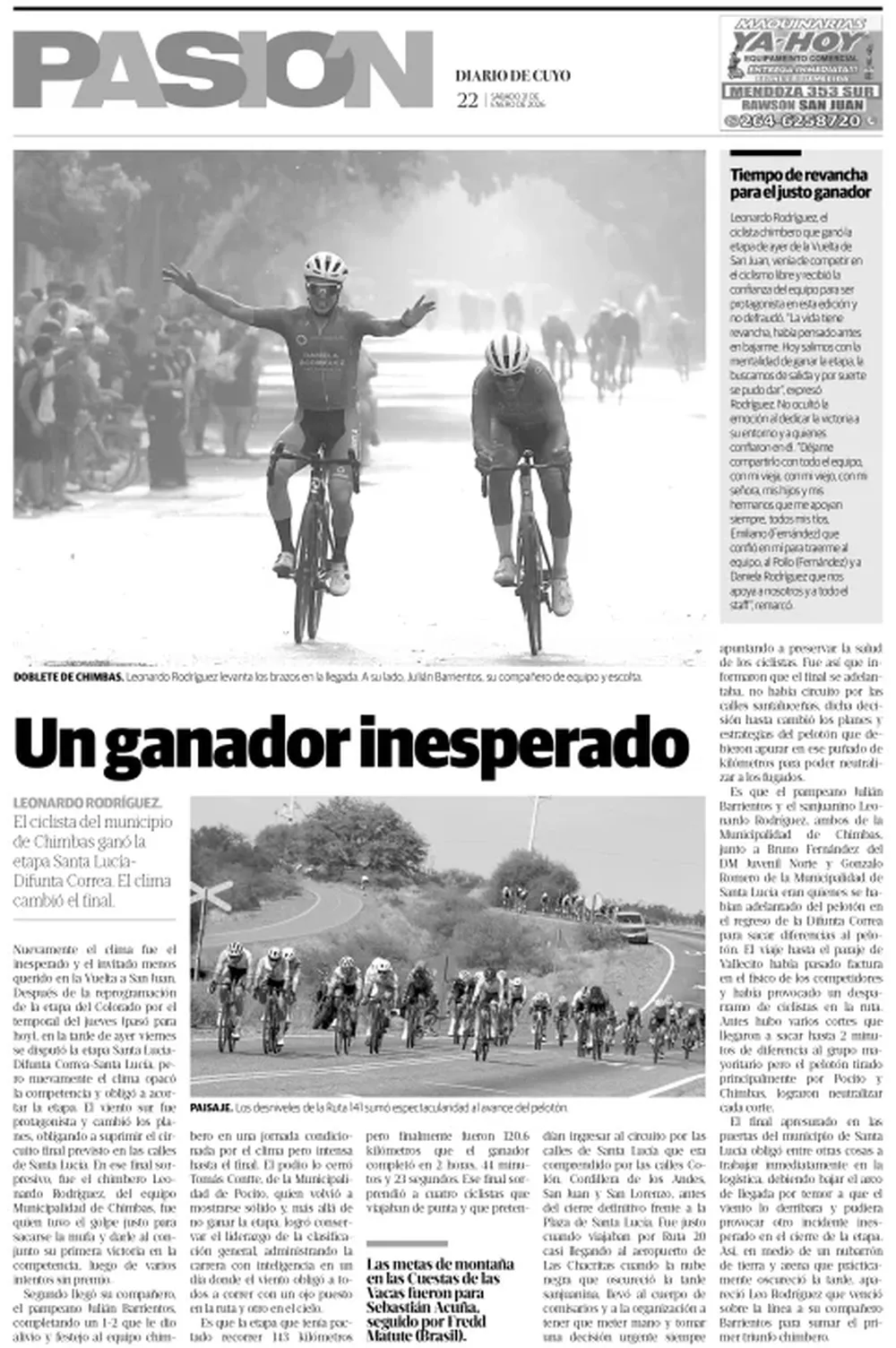 Tapa Pasión 31 de Enero 2026