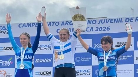 gran cosecha de san juan en catamarca con seis medallas, podio completo y protagonismo