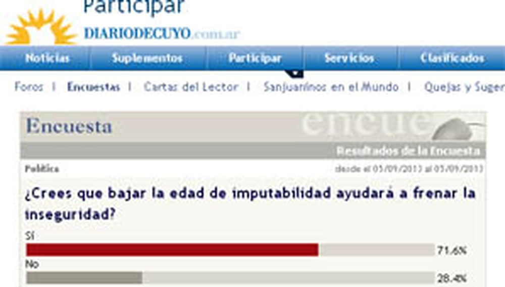 Lectores creen que bajar edad de imputabilidad frenará inseguridad