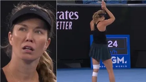 Creyó que había ganado, pero le faltaban puntos: el blooper de Danielle Collins