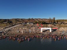 Imponente. En Cuesta del Viento, se largó la Ansilta XK Race que tiene a Iglesia como escenario.