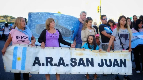 Familiares de víctimas del ARA San Juan.