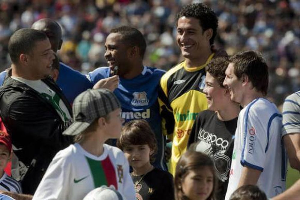 Messi y Ronaldo, juntos