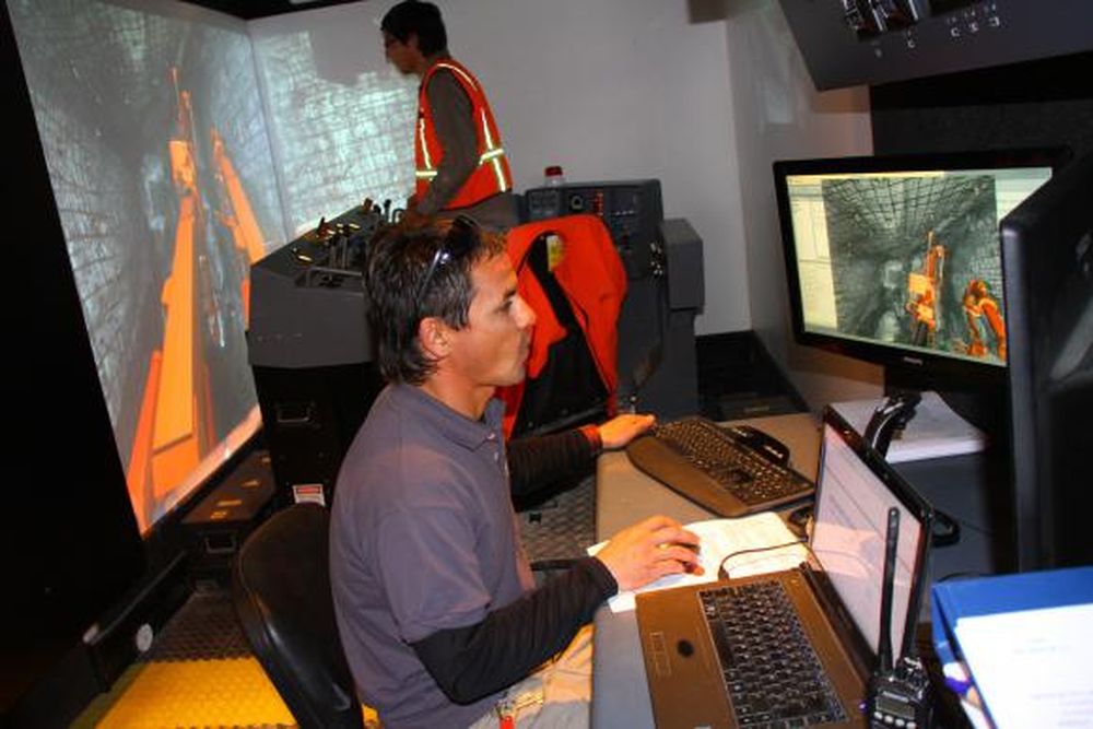 El instructor cibernético que hay en Gualcamayo