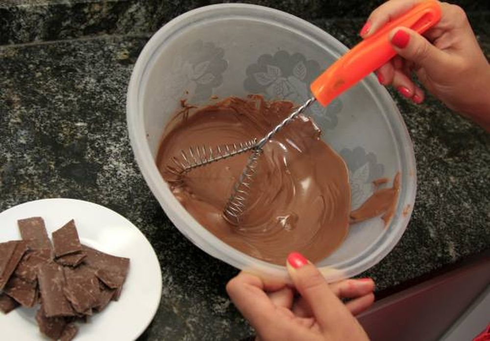 Tiempo de huevos de chocolate