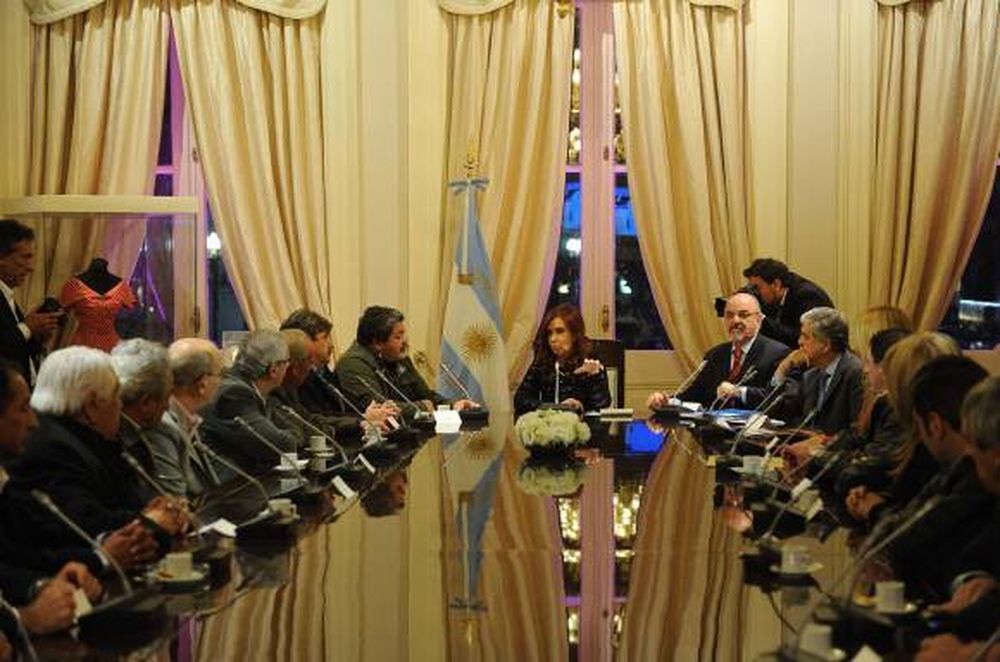 Cristina, a favor de  la unidad en la CGT
