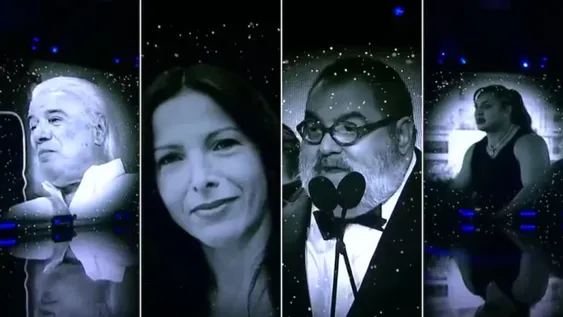 El emotivo homenaje de los Martín Fierro a las figuras de la televisión que fallecieron