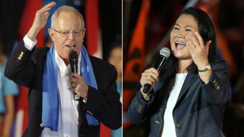Elecciones en Perú: ventaja del 0,6% de Pedro Pablo Kuczynski sobre Fujimori