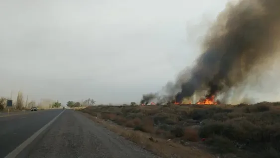El viento provocó varios incendios en la provincia