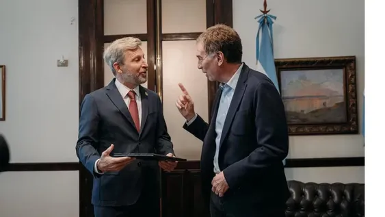 Frigerio y Santilli, reunidos en Entre Ríos.