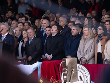 El presidente Javier Milei en La Rural.