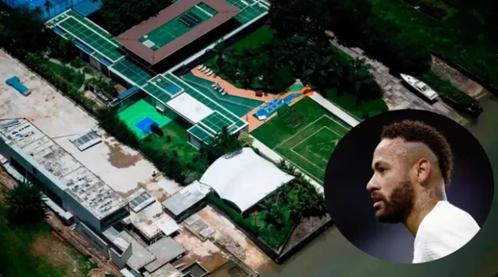 Neymar construyó un lago artificial en su mansión y deberá pagar una multa millonaria