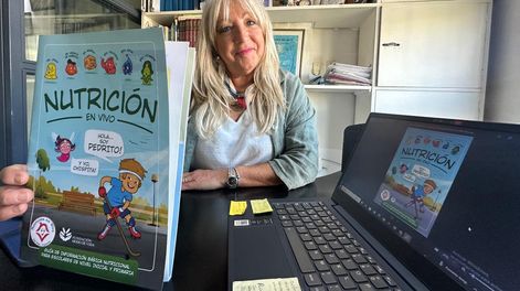 La guía alimentaria para niños en edad escolar que publicó Olga Álvarez de Manzano ya fue declara de Interés Provincial por el Ministerios de Educación.