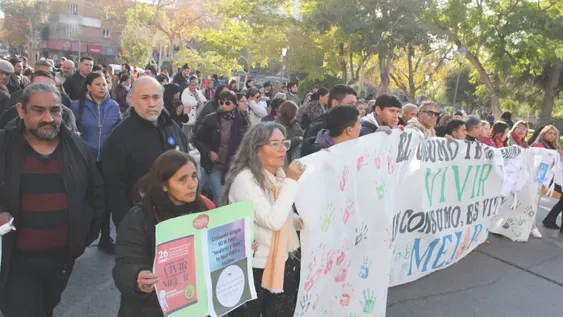 Pasaron del flagelo de las drogas a marchar en contra de las adicciones