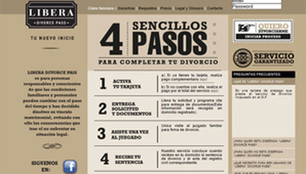 Divorcio en cuatro pasos