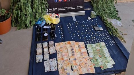 Golpe al narcomenudeo en Rivadavia: desarticulan un punto de venta y detienen a dos personas