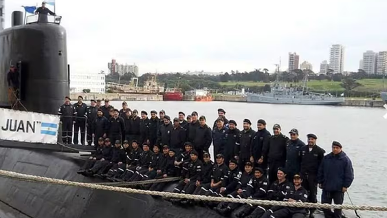 Tripulación del submarino ARA San Juan, hundido en 2017.