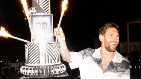 Las fotos del cumpleaños familiar de Lionel Messi y un agradecimiento a sus fanáticos