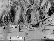 Imagen satelital de las instalaciones de Taleghan 2, que presenta daños tras un bombardeo israelí. Imagen satelital de las instalaciones de Taleghan 2, que presenta daños tras un bombardeo israelí.