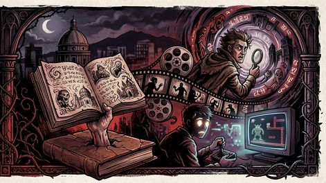 Abismo, el primer festival multiartístico en torno al terror, fue seleccionado por Ley de Mecenazgo y es organizado por Nexos Gestión Cultural (imagen generada con IA)