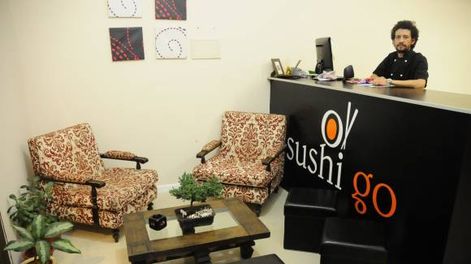 Sushi en la puerta de casa