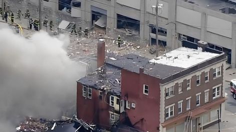 Una impresionante explosión en una fábrica de chocolate de EEUU dejó al menos dos muertos