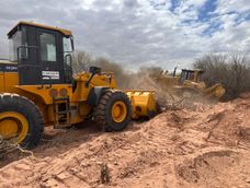 caucete: hidraulica avanza con el encauzamiento del rio bermejo para proteger al pueblo