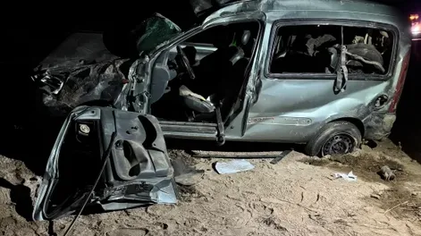 Identificaron al hombre que murió en el vuelco de una camioneta cerca de Media Agua