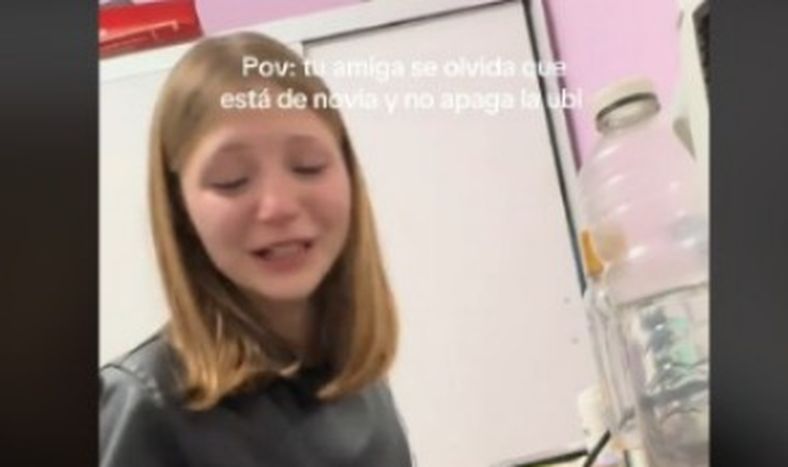 La joven desconsolada