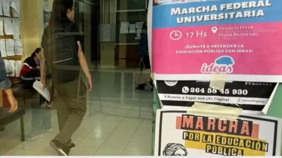 CONVOCATORIA NACIONAL. La marcha federal por la educación pública se hará en todas las ciudades del país, incluida San Juan.