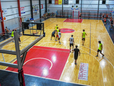 Reluciente quedó el estadio del Club Urquiza de cara a la Liga Federal de básquet. Reluciente quedó el estadio del Club Urquiza de cara a la Liga Federal de básquet.