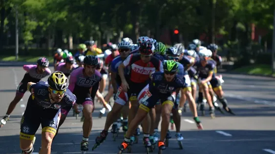 Una maratón de patín carrera cerrará el Sudamericano y será para el público en general