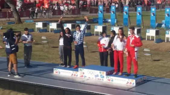 Franco Serrano consiguió la medalla plateada en pentatlón por equipos internacionales