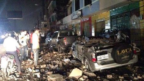 Un terremoto de 7,8 grados sacudió Ecuador y emiten alerta de tsunami en 5 países
