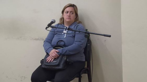 La maestra jardinera acusada. Señaló que ahora trabaja en otra escuela y se abstuvo de declarar sobre los hechos que se le acusan.&nbsp;