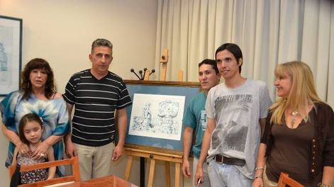 Exposición de óleos grabados