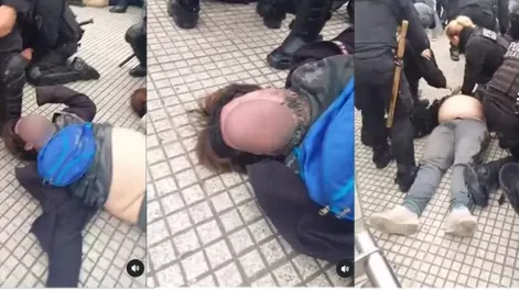 Murió el hombre que se descompensó en medio de los incidentes en el Obelisco