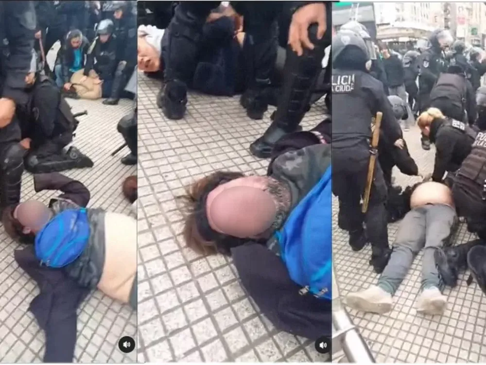 Murió el hombre que se descompensó en medio de los incidentes en el Obelisco
