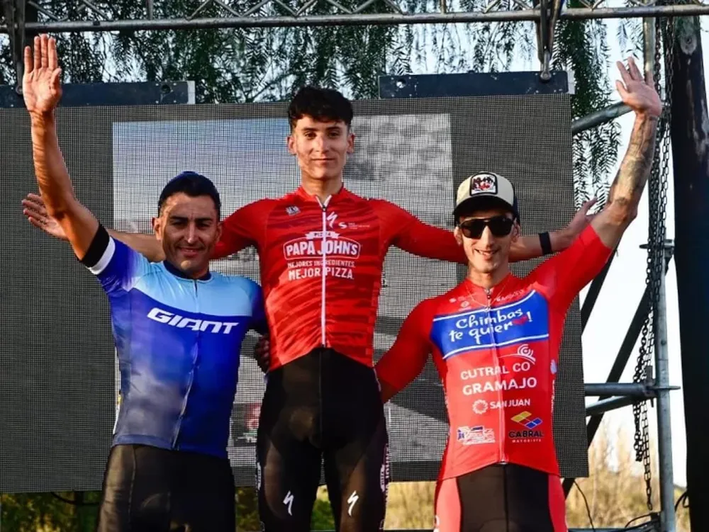 Tour de La Rioja: dos equipos sanjuaninos entraron en el podio de la primera etapa